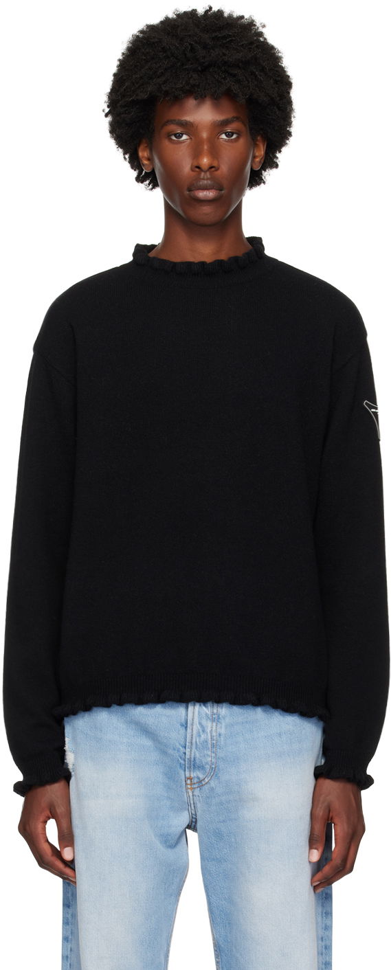 Cветр Andersson Bell Black Flower Rib Sweater чорний | atb1173m
