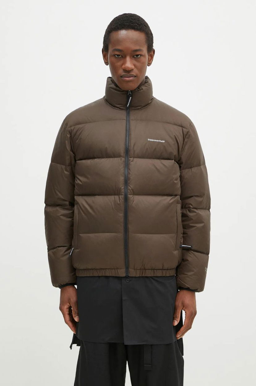 Пуховик thisisneverthat thisisneverthat PERTEX T Oversize Down Jacket Коричневий | TN243OOWHS01