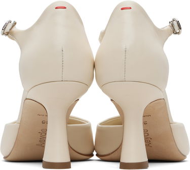 Одяг Aeyde Aeyde Salvi Ankle Strap Heels білий | A11-PU-VDHP75ST167-SS25-100-007, 1