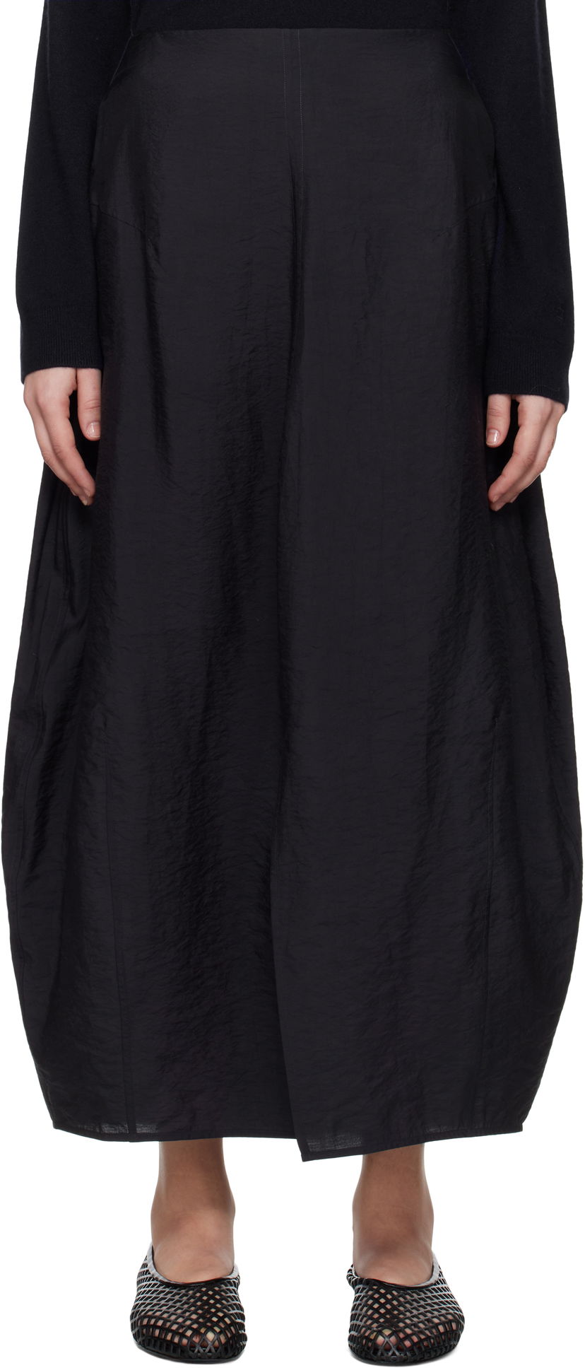 Спідниця TOTEME TOTEME Parachute Maxi Skirt чорний | 252-WRB0275-FB0368