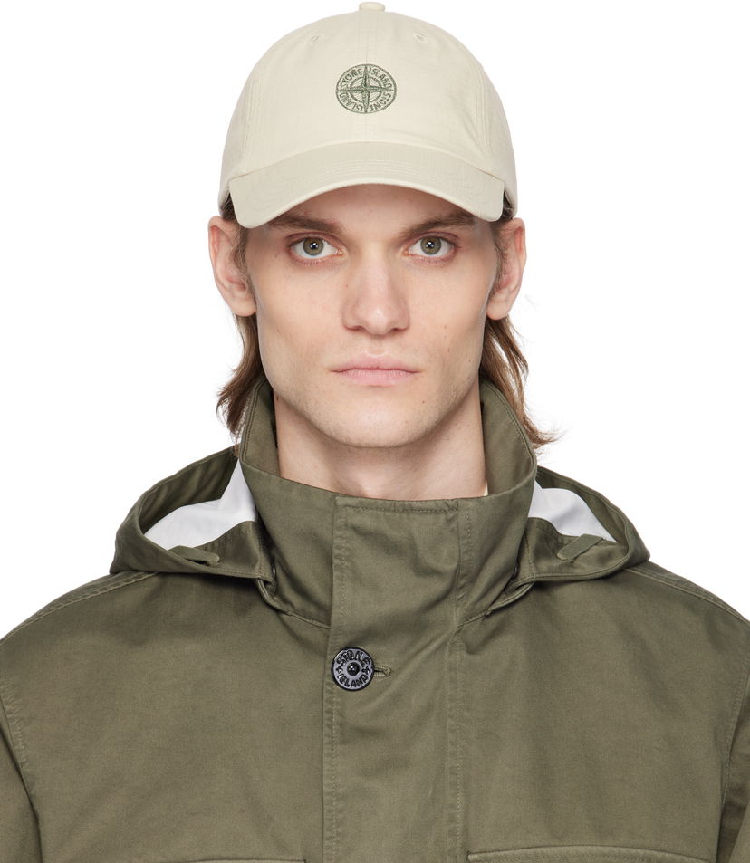 Кепка Stone Island Stone Island Ripstop Cotton Cap бежевий | K1S15 9100010 S0154