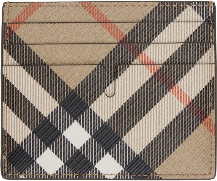 Гаманець Burberry Burberry Sandon Card Holder бежевий | 8112305