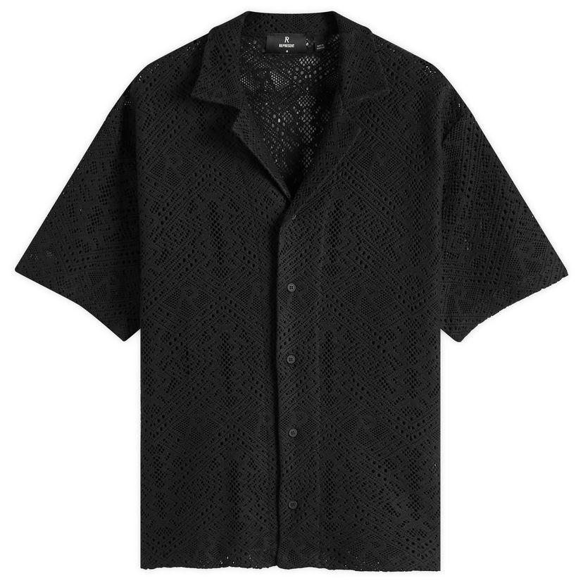 Сорочка Represent Clo Represent Crochet Shirt чорний | MLM3837-01