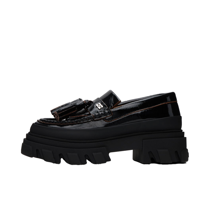 Кросівки та взуття GANNI Loafers чорний | S2844