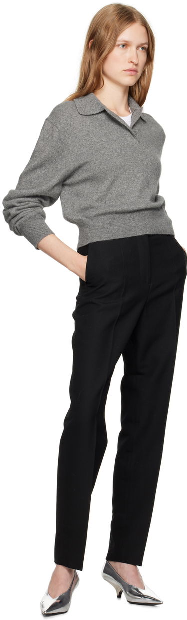 Штани TOTEME Low-Waist Tailored Trousers чорний | 244-WRB0228-FB0026, 3