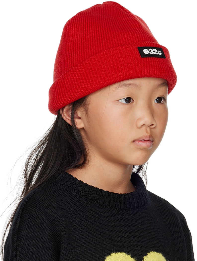 Шапка 032C 032c Kids Trick Beanie Червоний | SP22-A-0040 KNIT, 1