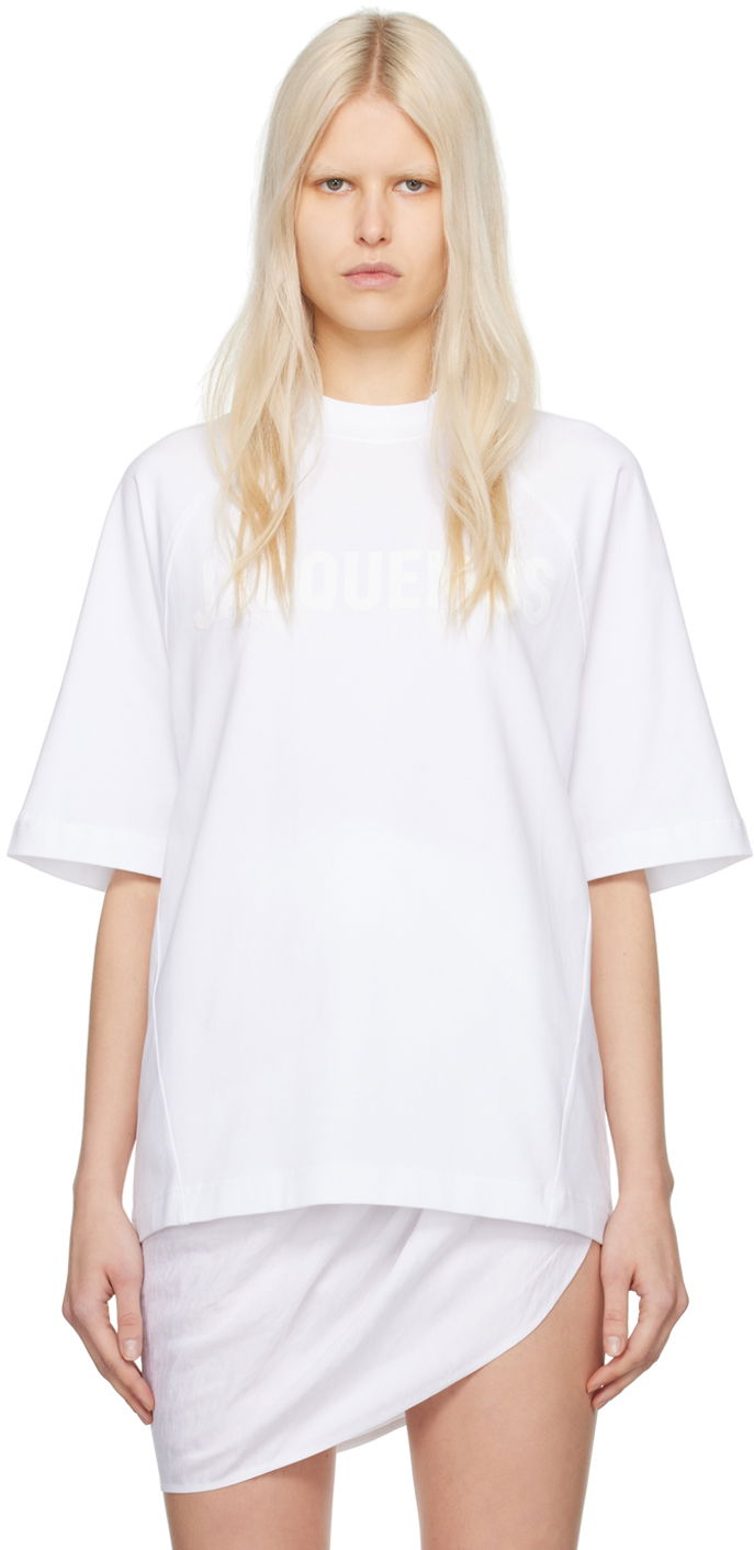 Футболка Jacquemus Les Classiques 'Le Typo' білий | 24E245JS212-2031