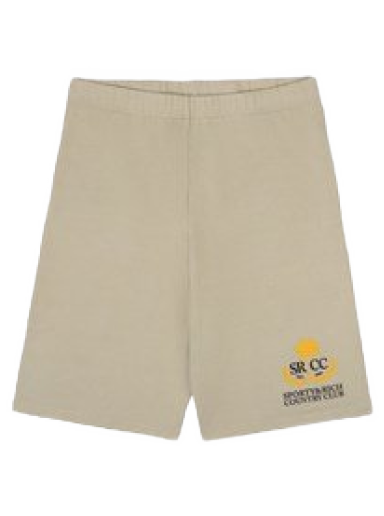 Шорти Sporty & Rich Country Club Biker Shorts бежевий | SH452EL