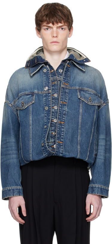 Куртка Jean Paul Gaultier Jean Paul Gaultier 'The Double' Denim Jacket Синій | 25/03-U-JA006-D024-57, 0