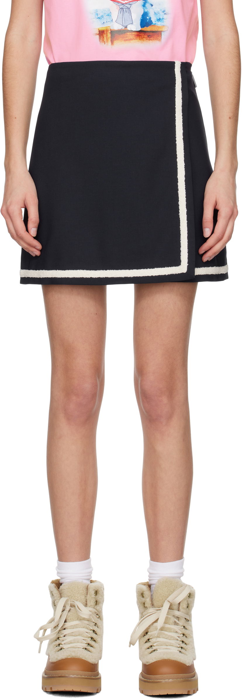 Спідниця MSGM MSGM Mini Skirt чорний | 3841MDD16 257127
