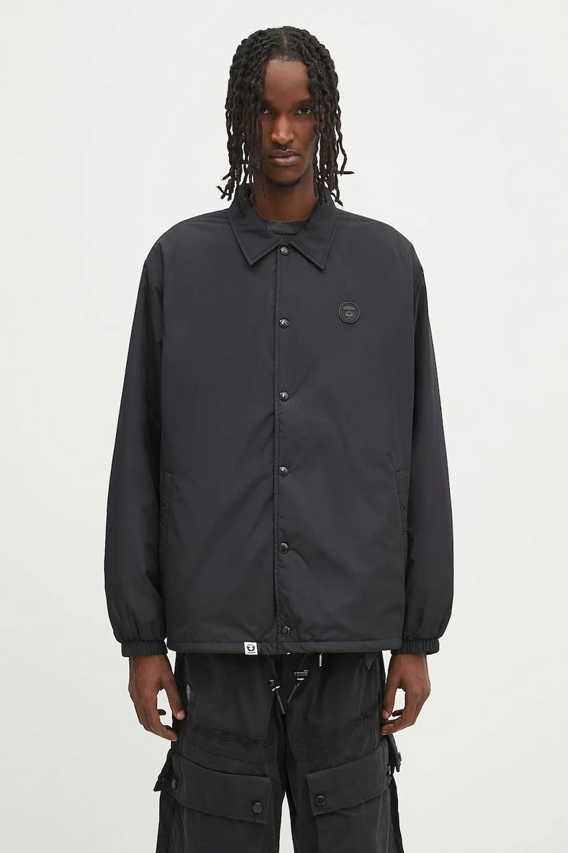Вітровка AAPE by A Bathing Ape AAPE Now Coach Jacket чорний | AAPJKM7657XXN