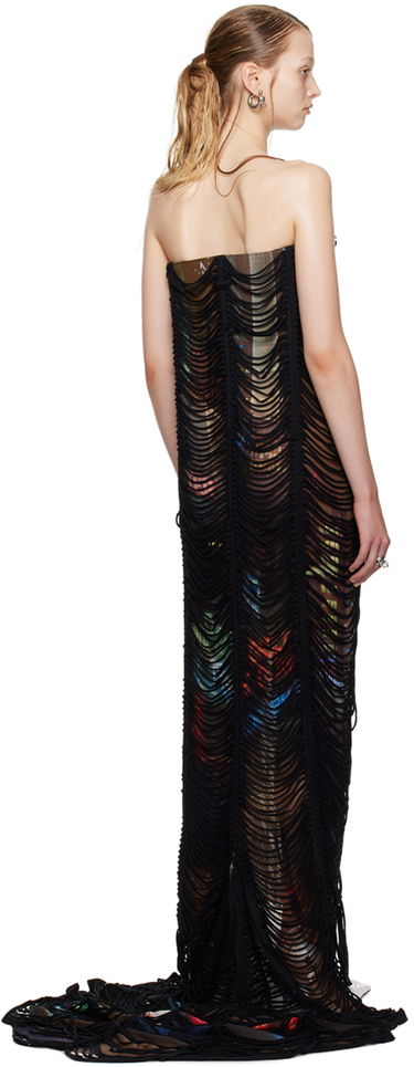 плаття Jean Paul Gaultier Shayne Oliver Edition 'The Long Slashed City' Maxi Dress чорний | 24/27-F-RO148-T551-60405030, 2