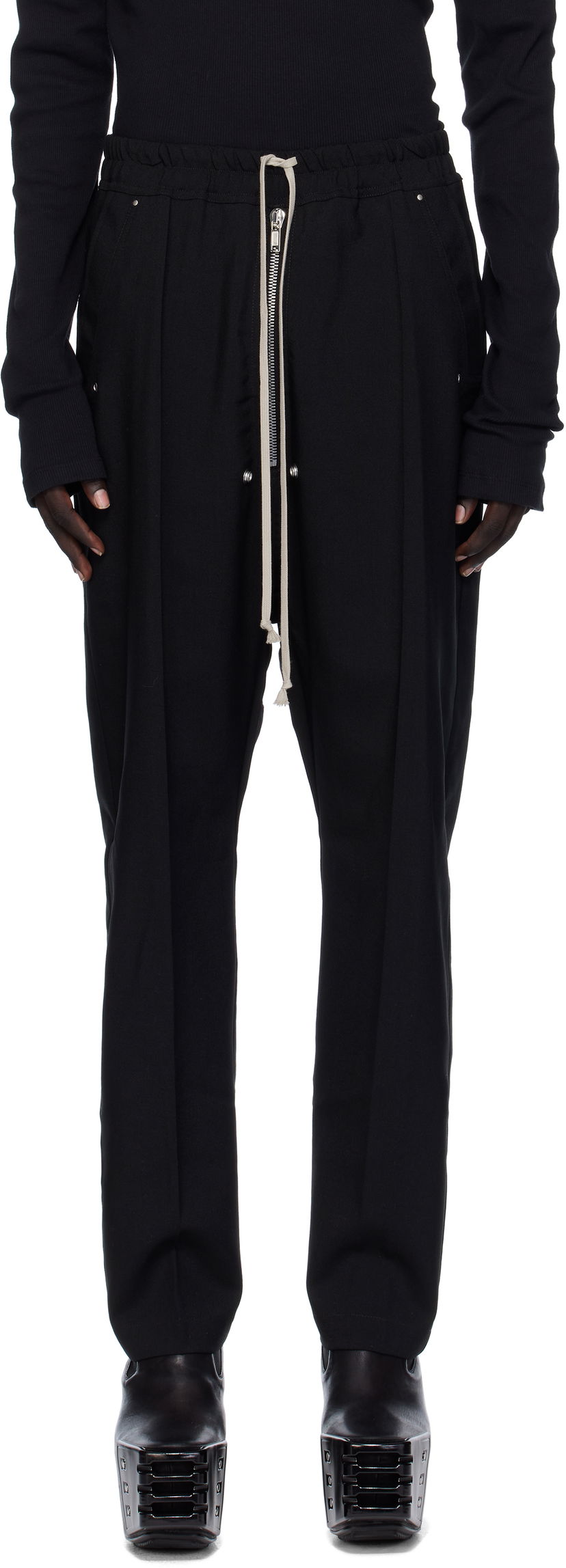 Штани Rick Owens Rick Owens Concordians Bela Trousers чорний | RU02E1361 WGP