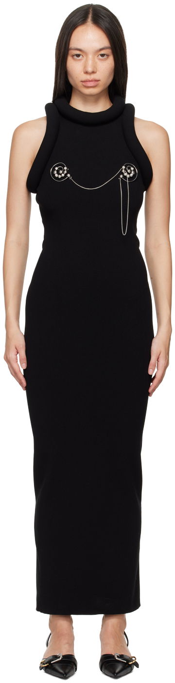 плаття Jean Paul Gaultier Gaultier 'The Long 3D' Maxi Dress чорний | 24/30-F-RO238-M077-00