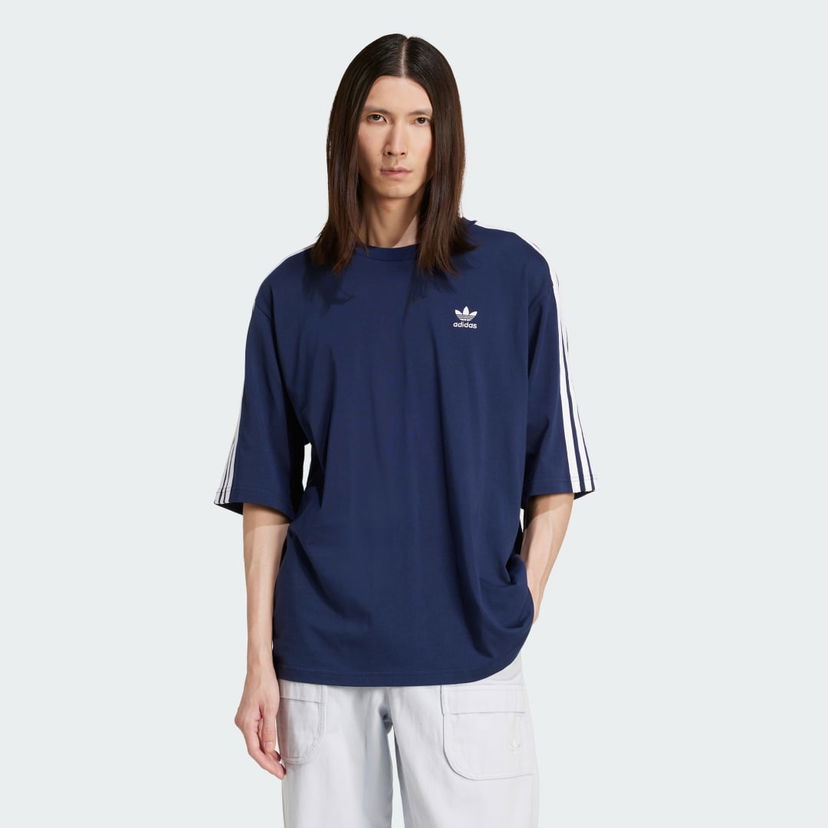 Футболка adidas Performance Adicolor Oversized T-Shirt темно-синій | JP1059