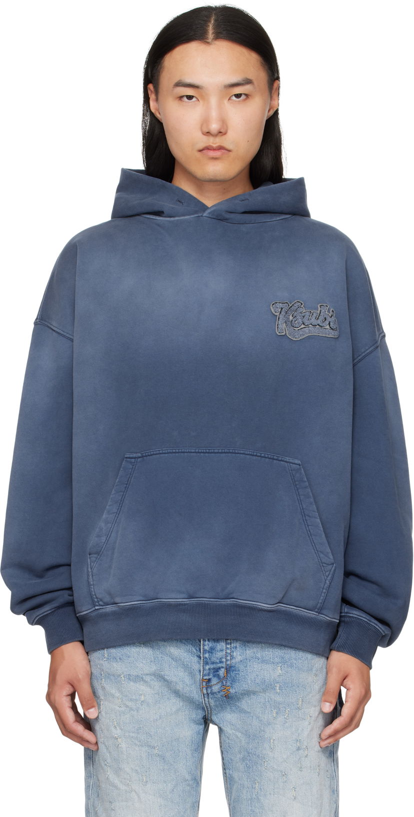 Світшоти Ksubi Ksubi Ace Ekcess Hoodie Синій | MFA25FL001