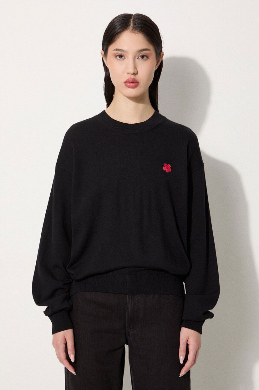 Cветр KENZO Crest Jumper чорний | FE62PU4893LB.99J