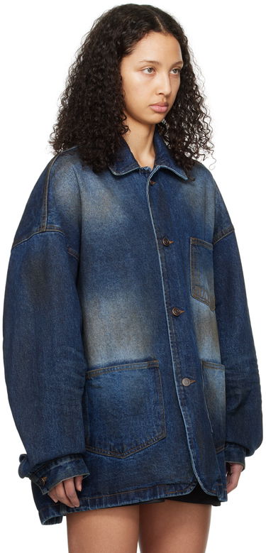 Куртка We11done We11done Smudged Denim Jacket Синій | WD-DJ0-24-319-U-BL, 1