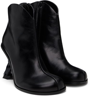 Одяг JW Anderson JW Anderson Twisted Heel Ankle Boots чорний | ANW43211A, 3