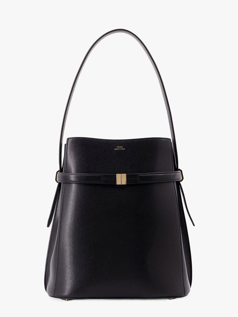 Сумочка TOTEME Belted Toteme Leather Shoulder Bag чорний | 244WAL0048LE0025001