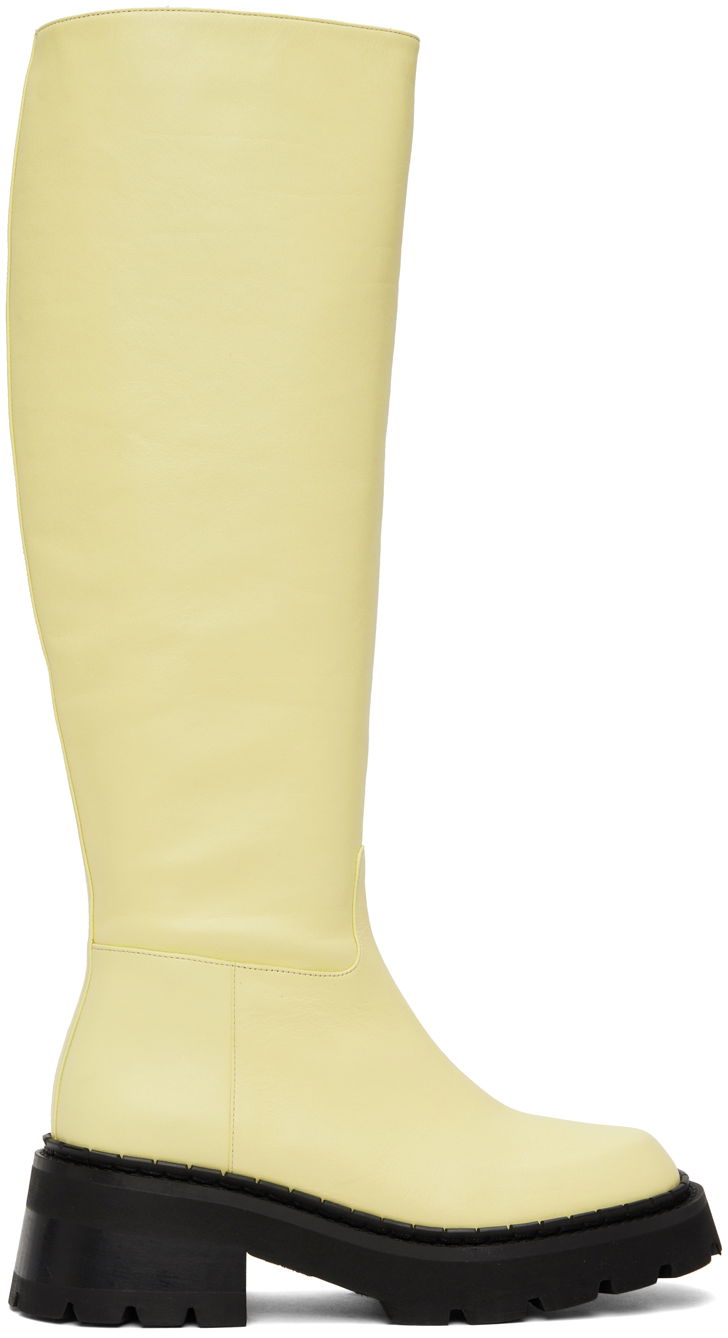 Пальто BY FAR BY FAR Russel Knee-High Boots Жовтий | 22FWRUSDIVRSSP