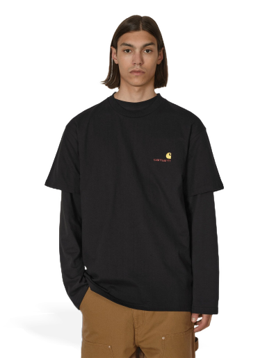 Футболка Carhartt WIP American Script T-Shirt чорний | I029956_89_XX