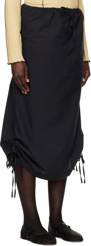 Спідниця Baserange Midi Skirt With Drawstring чорний | SKPS-CO-EXSP25, 1