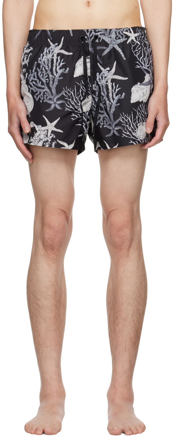 Купальники Versace Versace Barocco Sea Print Swim Shorts чорний | 1016217_1A11347