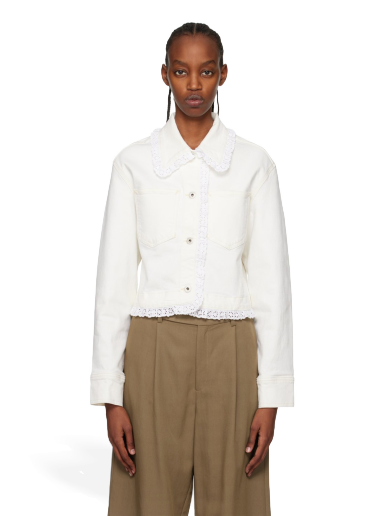 Куртка KENZO Paris Cropped білий | FD52DV2406D2