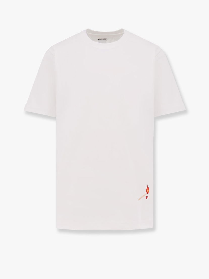 Футболка Bottega Veneta Bottega Veneta Match Graphic T-Shirt білий | 825172V4N509000
