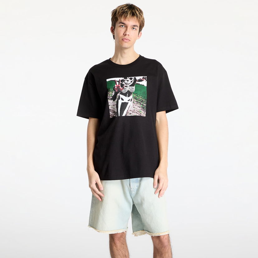 Футболка Pleasures PLEASURES x Slipknot Skeleton T-Shirt чорний | P25SK017 BLACK
