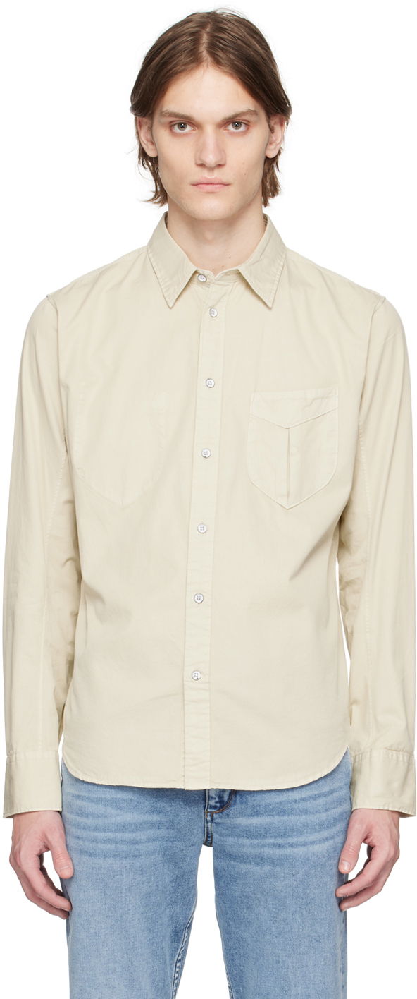Сорочка rag & bone Rag & Bone Arrow Shirt бежевий | MBW23SA381TGML