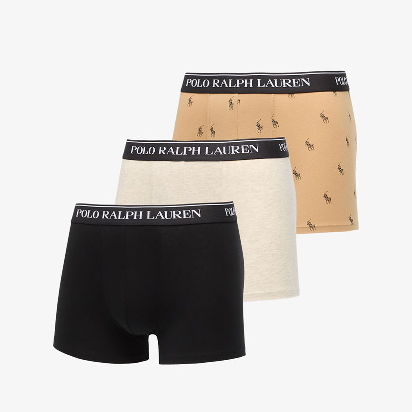 Боксери Polo by Ralph Lauren Polo Ralph Lauren Classic Stretch Cotton Trunk - 3 Pack чорний | 714830299171