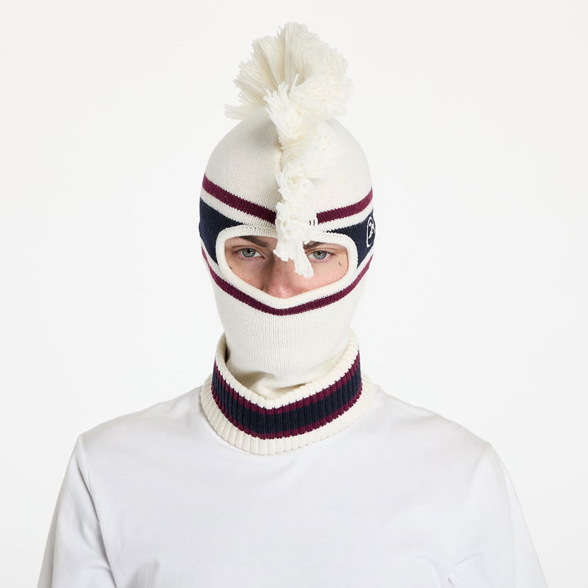 Шапка Ambush Fringe Knit Balaclava Tofu/ Tofu Universal білий | BMLC001F24KNI0013131