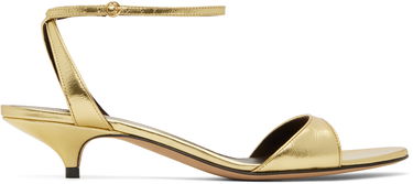 Аксесуари The Row The Row Vika Ankle Strap Kitten Heel Sandals Металік | F1583-M39, 0