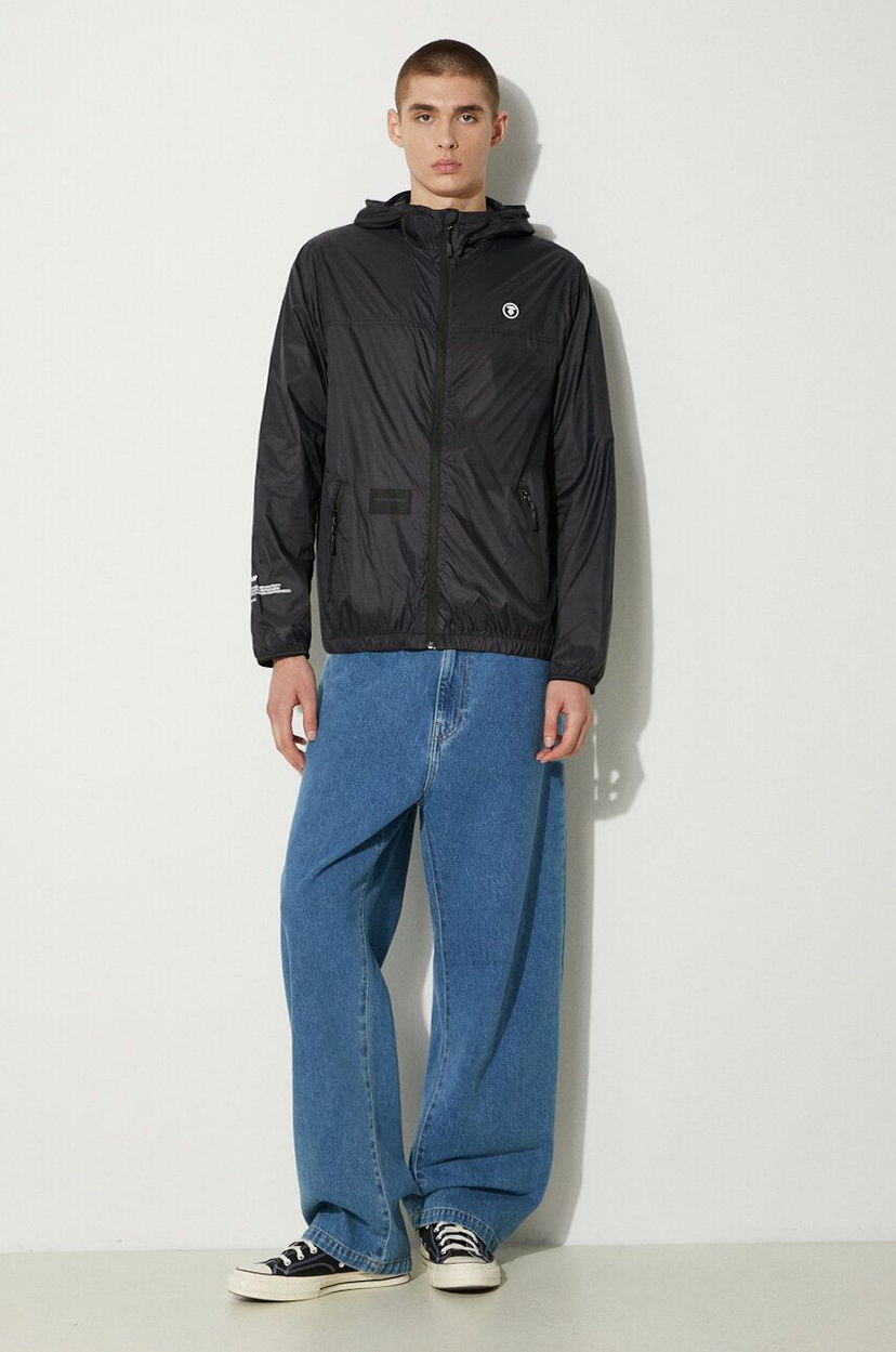 Вітровка AAPE by A Bathing Ape AAPE Men's Hooded Jacket AAPLJM7637XXM чорний | AAPLJM7637XXM