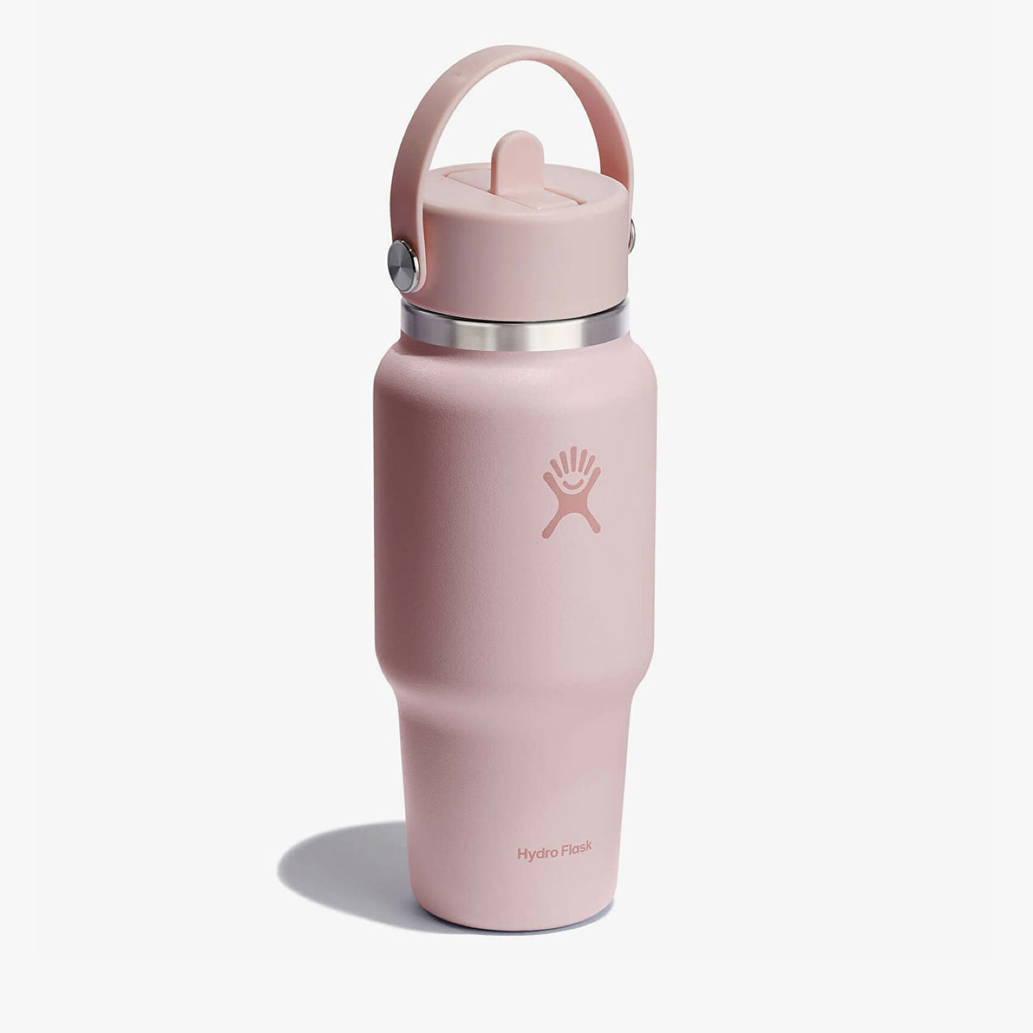 Пляшка для пиття Hydro Flask 709 ml Wide Flex Straw Travel Bottle Trillium Universal Рожевий | WT24CFS678, 1
