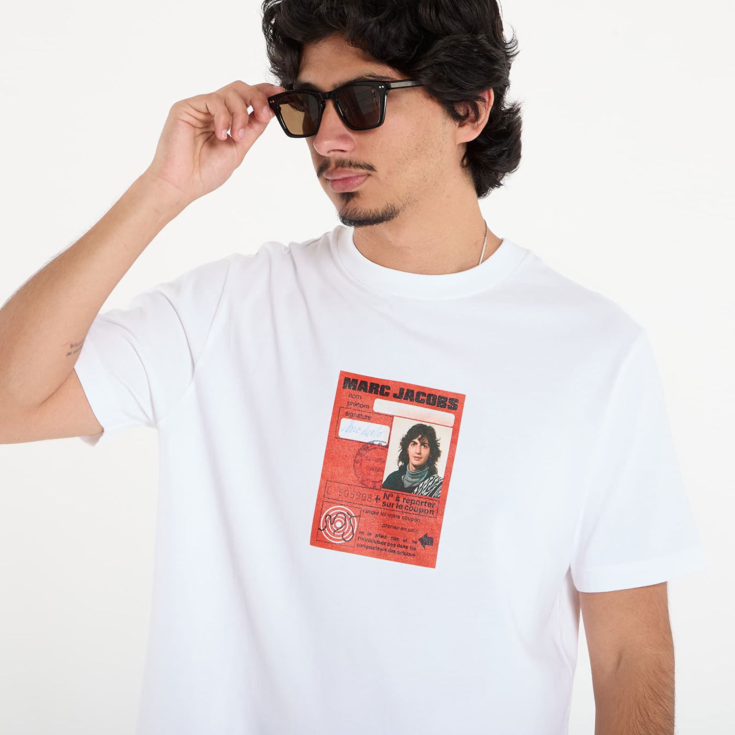 Футболка A.P.C. A.P.C. x Marc Jacobs T-Shirt білий | COHKS-M26553 AAB, 1