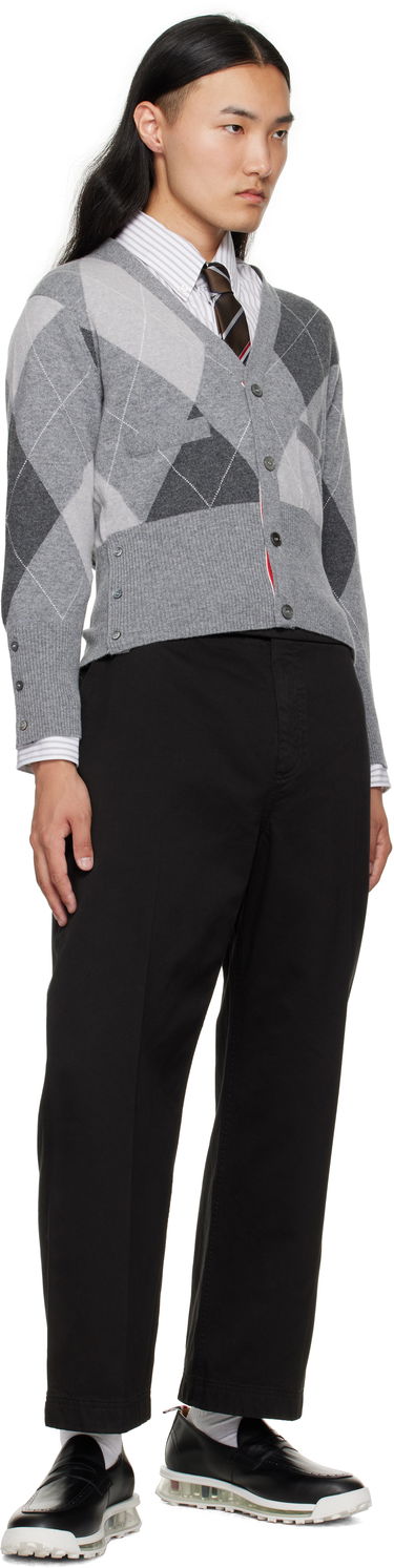 Шарф Thom Browne Thom Browne Classic Shadow Stripe Pique Weave Tie Коричневий | MNL001A-F0990, 2