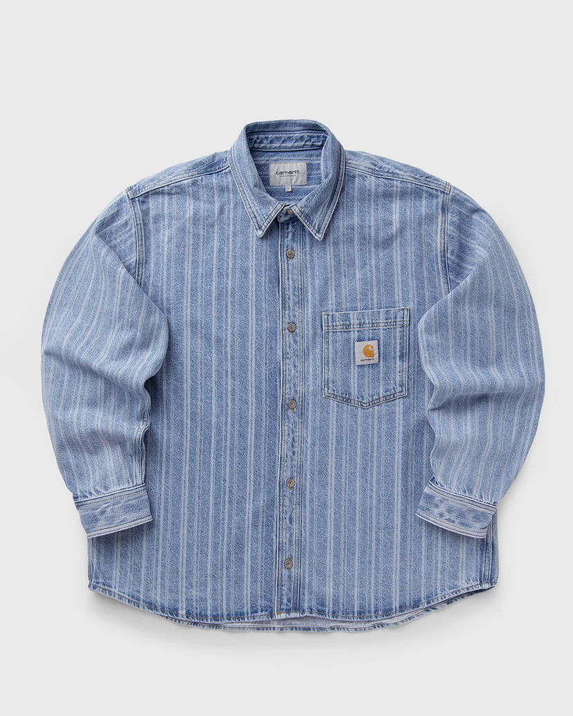 Сорочка Carhartt WIP Rylan Striped Denim Shirt Jacket Синій | I035567-32H.12