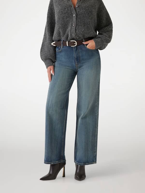 Джинси GUESS Clair Palazzo Denim Pant Синій | W5RA1OD5JD1