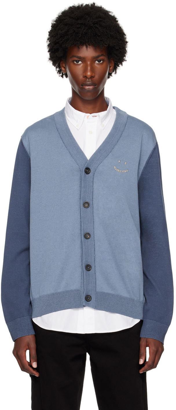 Cветр Paul Smith PS Paul Smith Happy Cardigan Синій | M2R-957Y-N22149-46