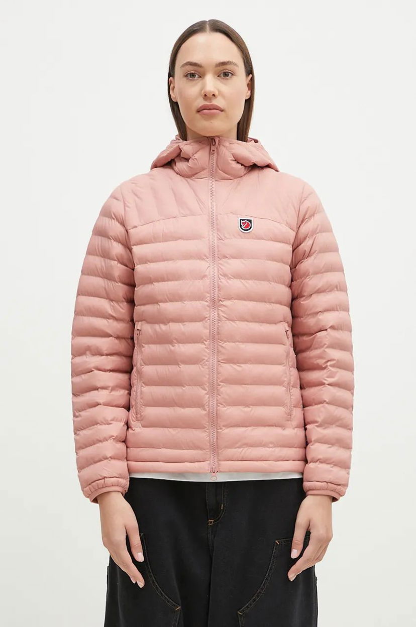 Пуховик FJÄLLRÄVEN Expedition Latt Hoodie W Insulated Jacket Рожевий | F86120.300
