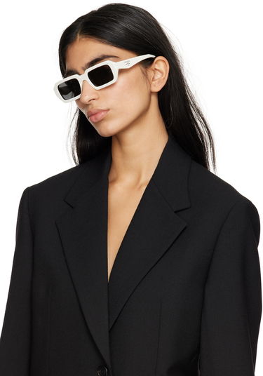 Сонцезахисні окуляри Prada Rectangular Sunglasses білий | 0PR A12S 17K08Z 8056597967891, 3