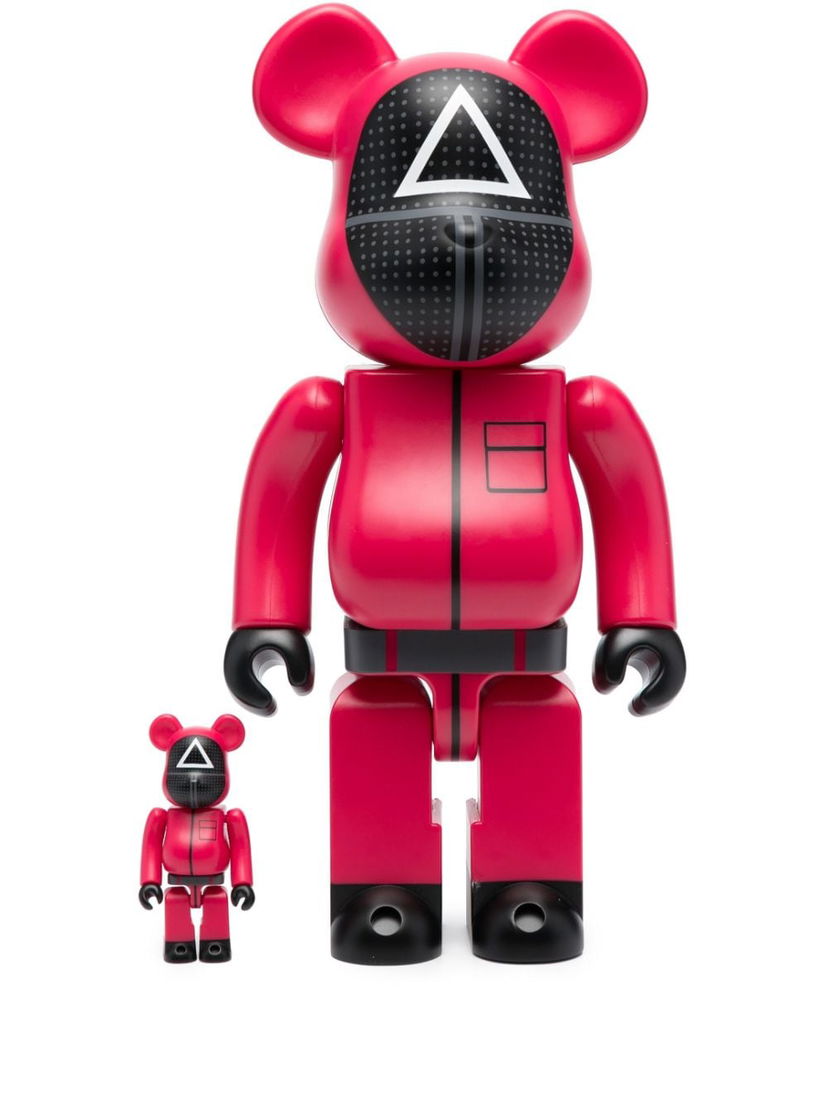 Колекційний Medicom Toy Sequid Game Bearbrick set - Red Рожевий | 14SQUIDT20135801