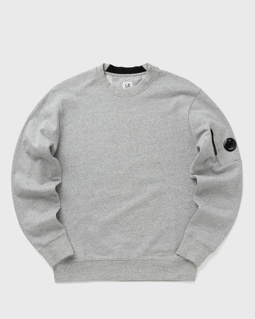 Світшоти C.P. Company C.P. Company Diagonal Raised Fleece Crew Neck Lens Sweatshirt XXL Сірий | 18CMSS023A005086W-M94