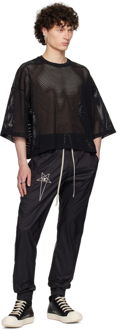Кроп-топи Rick Owens Rick Owens Champion Edition Tommy Cropped Mesh T-Shirt чорний | CM01E1676 CHONET MESH, 3