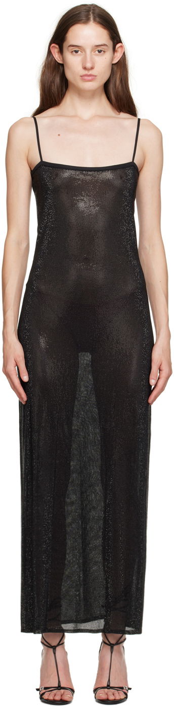 плаття Alexander Wang Bead Midi Dress чорний | 1KC1246013
