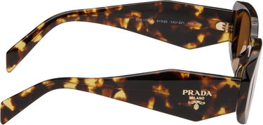 Сонцезахисні окуляри Prada Rounded Rectangle Acetate Sunglasses Коричневий | 0PR 17WSF 8056597753647, 1