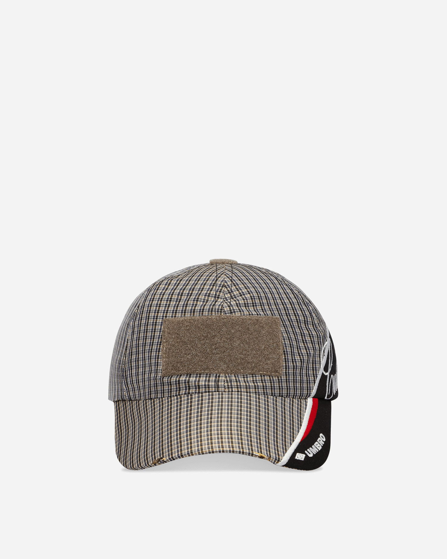 Кепка Umbro Cult Unity Plaid Velcro Patch Cap with Striped Brim Різнокольоровий | UBMW235FA20 BEG0024, 0